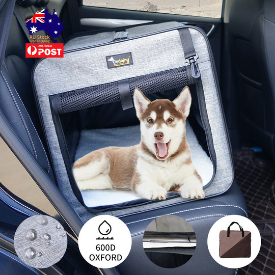 DSZ Product, feed-cond-new, feed-sl-DSZ Freight Payable, newPet Carrier Bag Soft Dog Crate Cage Kennel Tent House Foldable Portable Car Bed Navy Blue 82*58*58Cm - Premium Pet Care > Cat Supplies > Cat Carriers & Crates from Ondoing ! Shop Online Buy Now at S & D's Value Store Family Business Best Customer ServiceDSZ Product, feed-cond-new, feed-sl-DSZ Freight Payable, new