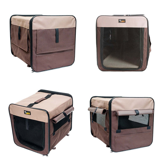 DSZ Product, feed-cond-new, feed-sl-DSZ Freight Payable, newPet Carrier Bag Soft Dog Crate Cage Kennel Tent House Foldable Portable Car Bed Brown 82*58*58Cm - Premium Pet Care > Cat Supplies > Cat Carriers & Crates from Ondoing ! Shop Online Buy Now at S & D's Value Store Family Business Best Customer ServiceDSZ Product, feed-cond-new, feed-sl-DSZ Freight Payable, new