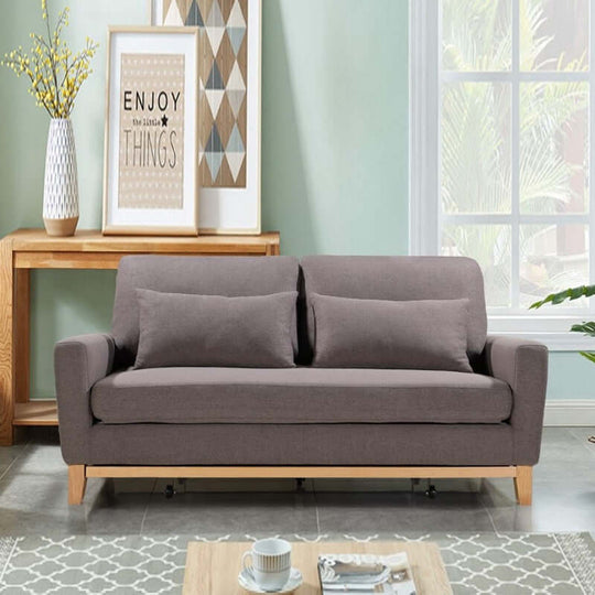 DSZ Product, feed-cond-new, feed-sl-DSZ Freight Payable, newShasa 2 Seater Pull - Out Sofa Bed Grey Taupe - Premium Furniture > Sofas > Sofas & Sofa Beds from Topleo Furniture ! Shop Online Buy Now at S & D's Value Store Family Business Best Customer ServiceDSZ Product, feed-cond-new, feed-sl-DSZ Freight Payable, new