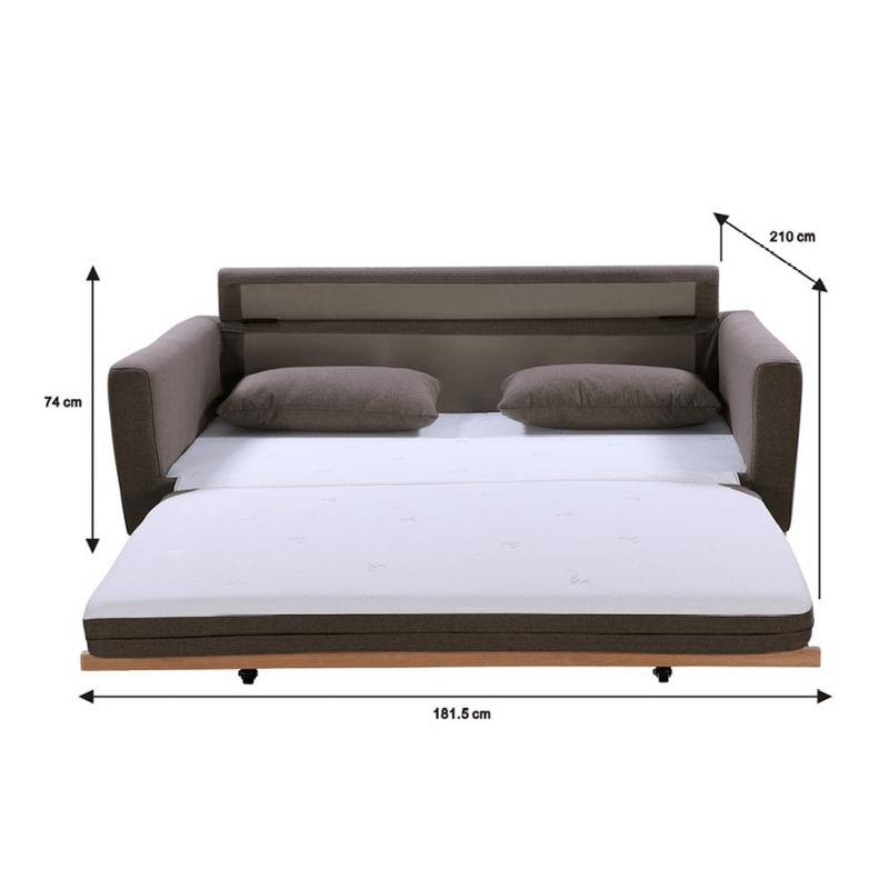 DSZ Product, feed-cond-new, feed-sl-DSZ Freight Payable, newShasa 2 Seater Pull - Out Sofa Bed Grey Taupe - Premium Furniture > Sofas > Sofas & Sofa Beds from Topleo Furniture ! Shop Online Buy Now at S & D's Value Store Family Business Best Customer ServiceDSZ Product, feed-cond-new, feed-sl-DSZ Freight Payable, new