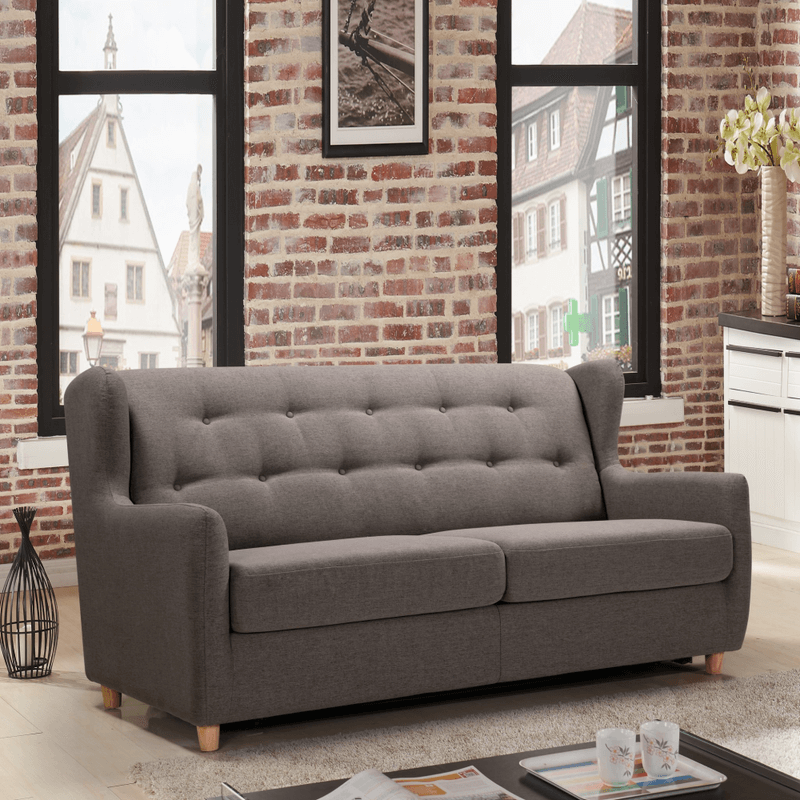 DSZ Product, feed-cond-new, feed-sl-DSZ Freight Payable, newMarquis 2 Seater Sofa Bed With Separate Foam Mattress - Dark Grey - Premium Furniture > Sofas > Sofas & Sofa Beds from Topleo Furniture ! Shop Online Buy Now at S & D's Value Store Family Business Best Customer ServiceDSZ Product, feed-cond-new, feed-sl-DSZ Freight Payable, new