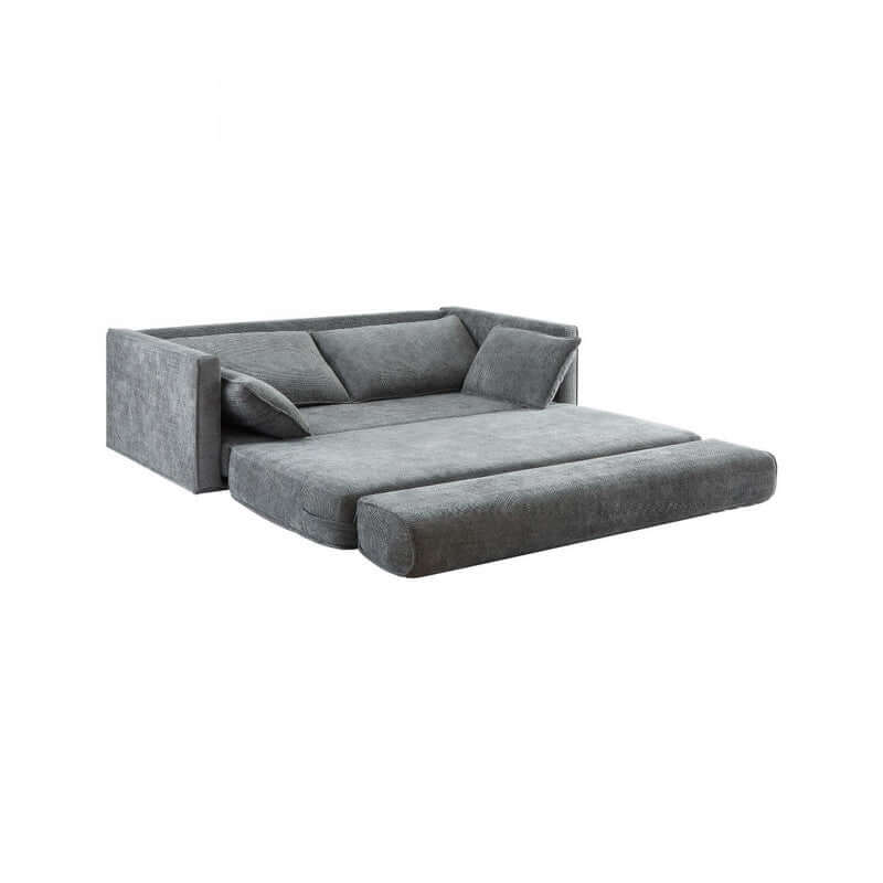 Comfy 3-seater sofa bed in grey, featuring premium upholstery, multi-functional design, and affordable luxury for modern spaces.