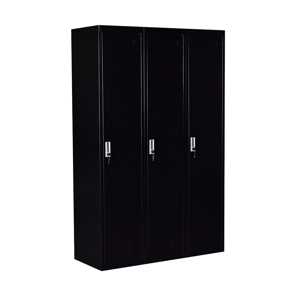 Affordable 3-Door Side by Side Storage Locker for offices and gyms, providing quality and versatile storage solutions.