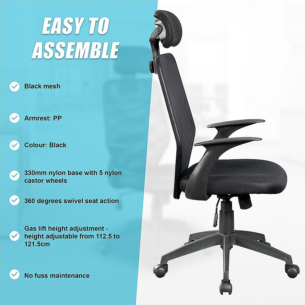 DSZ Product, feed-cond-new, feed-sl-DSZ Freight Payable, newErgonomic Mesh Office Chair - Premium Furniture > Office > Office & Desk Chairs from Palermo ! Shop Online Buy Now at S & D's Value Store Family Business Best Customer ServiceDSZ Product, feed-cond-new, feed-sl-DSZ Freight Payable, new