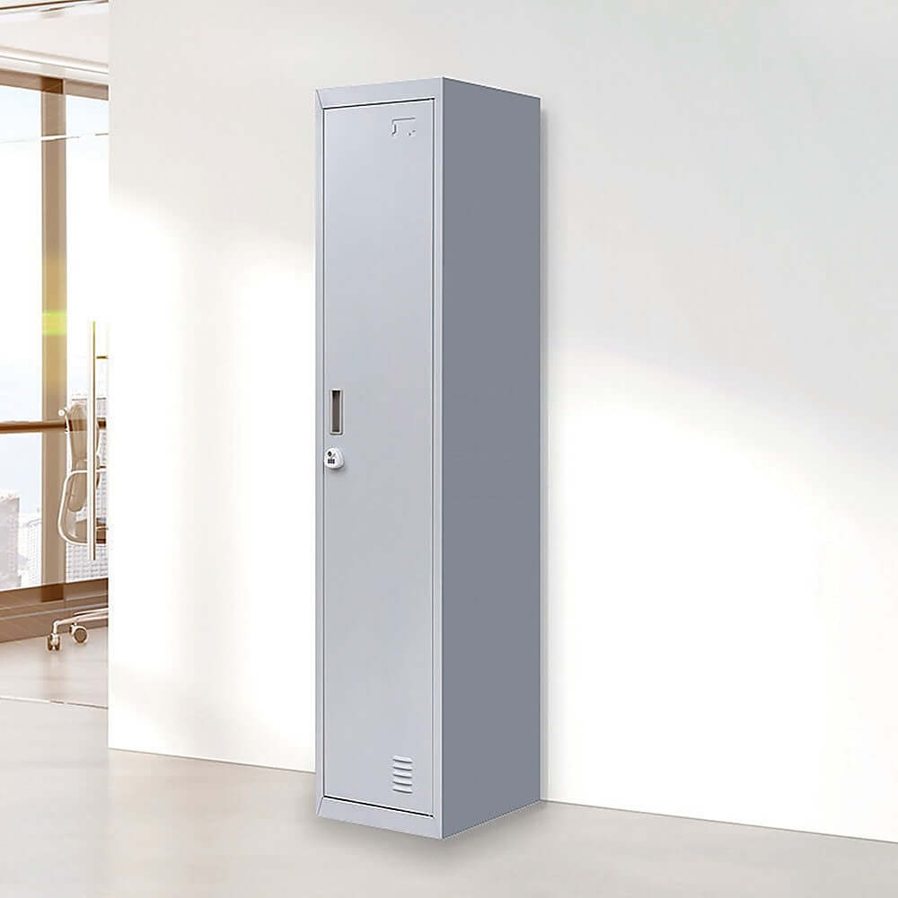 Affordable one-door office gym shed clothing locker cabinet for versatile storage solutions.