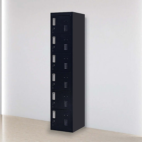 Affordable 6-Door steel locker for office, gym, school, offering secure storage and quality design.