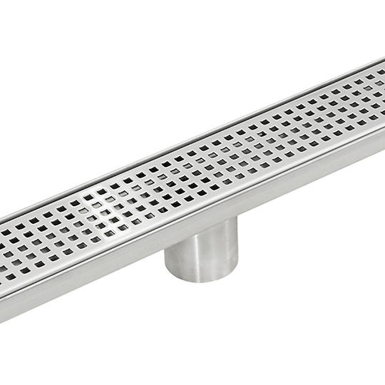 DSZ Product, feed-cond-new, feed-sl-DSZ Freight Payable, new1200Mm Bathroom Shower Stainless Steel Grate Drain W/Centre Outlet Floor Waste Square Pattern - Premium Home & Garden > DIY > Kitchen & Bathroom DIY from Della Francesca ! Shop Online Buy Now at S & D's Value Store Family Business Best Customer ServiceDSZ Product, feed-cond-new, feed-sl-DSZ Freight Payable, new