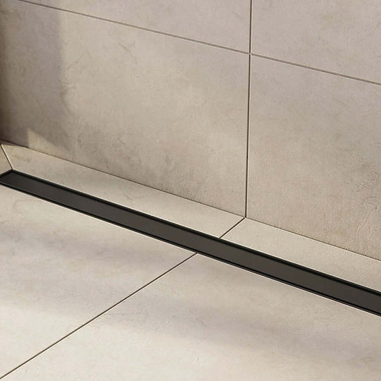 DSZ Product, feed-cond-new, feed-sl-DSZ Freight Payable, new1000Mm Tile Insert Bathroom Shower Black Grate Drain W/Centre Outlet Floor Waste - Premium Home & Garden > DIY > Kitchen & Bathroom DIY from Della Francesca ! Shop Online Buy Now at S & D's Value Store Family Business Best Customer ServiceDSZ Product, feed-cond-new, feed-sl-DSZ Freight Payable, new