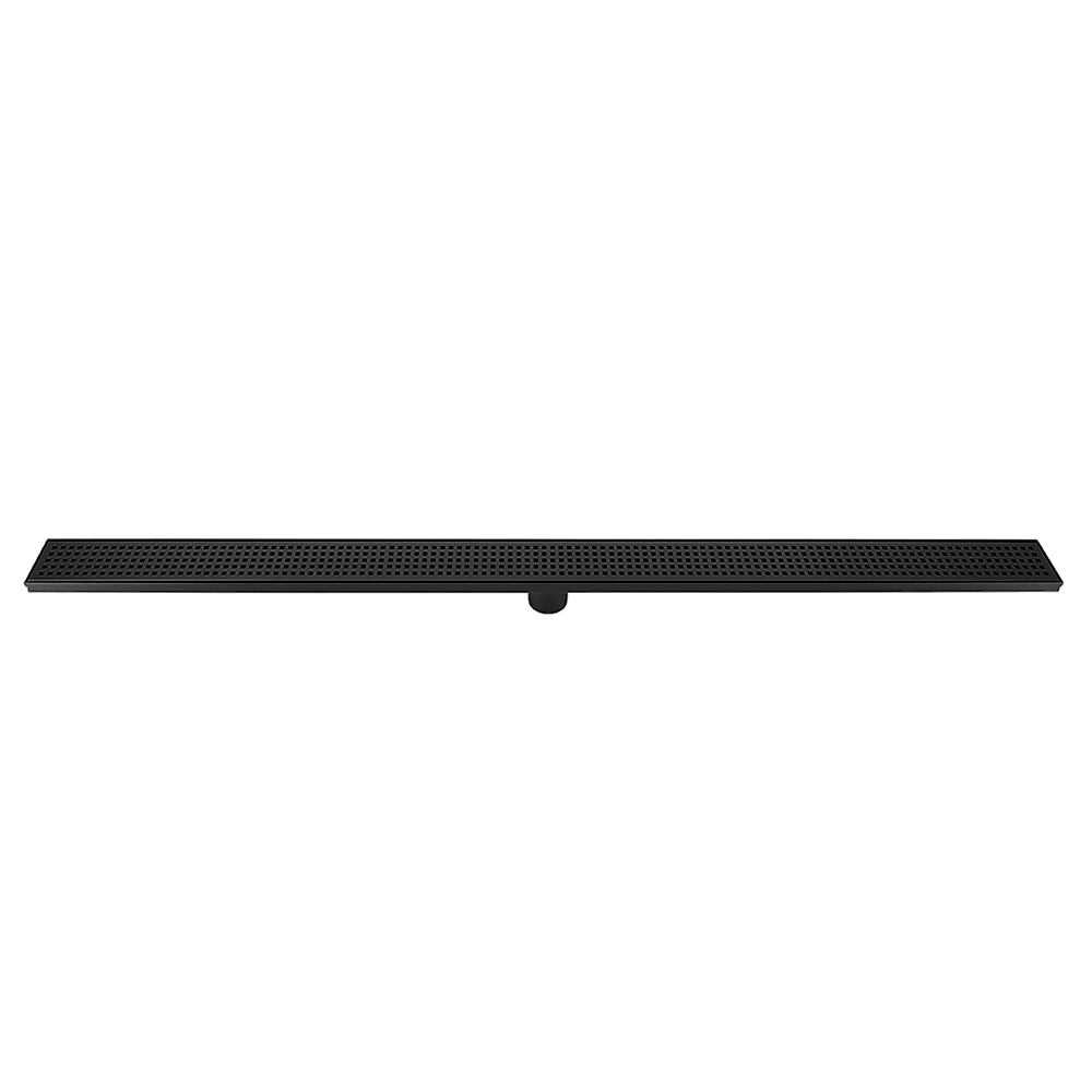 DSZ Product, feed-cond-new, feed-sl-DSZ Freight Payable, new1200Mm Bathroom Shower Black Grate Drain W/Centre Outlet Floor Waste Square Pattern - Premium Home & Garden > DIY > Kitchen & Bathroom DIY from Della Francesca ! Shop Online Buy Now at S & D's Value Store Family Business Best Customer ServiceDSZ Product, feed-cond-new, feed-sl-DSZ Freight Payable, new