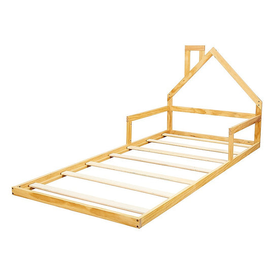 DSZ Product, feed-cond-new, feed-sl-DSZ Freight Payable, newPine Wood Floor Bed House Frame For Kids And Toddlers - Premium Furniture > Bedroom > Beds & Bed Frames from Palermo ! Shop Online Buy Now at S & D's Value Store Family Business Best Customer ServiceDSZ Product, feed-cond-new, feed-sl-DSZ Freight Payable, new