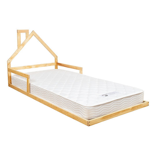 DSZ Product, feed-cond-new, feed-sl-DSZ Freight Payable, newPine Wood Floor Bed House Frame For Kids And Toddlers - Premium Furniture > Bedroom > Beds & Bed Frames from Palermo ! Shop Online Buy Now at S & D's Value Store Family Business Best Customer ServiceDSZ Product, feed-cond-new, feed-sl-DSZ Freight Payable, new