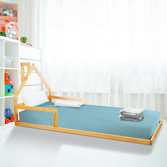 DSZ Product, feed-cond-new, feed-sl-DSZ Freight Payable, newPine Wood Floor Bed House Frame For Kids And Toddlers - Premium Furniture > Bedroom > Beds & Bed Frames from Palermo ! Shop Online Buy Now at S & D's Value Store Family Business Best Customer ServiceDSZ Product, feed-cond-new, feed-sl-DSZ Freight Payable, new