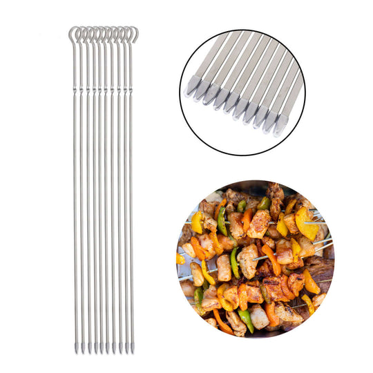 DSZ Product, feed-cond-new, feed-sl-DSZ Freight Payable, newAsmoke Metal Skewers For Grilling Kabob Sticks 43.1Cm*10Pcs - Premium Home & Garden > BBQ > BBQ Tools from Asmoke ! Shop Online Buy Now at S & D's Value Store Family Business Best Customer ServiceDSZ Product, feed-cond-new, feed-sl-DSZ Freight Payable, new