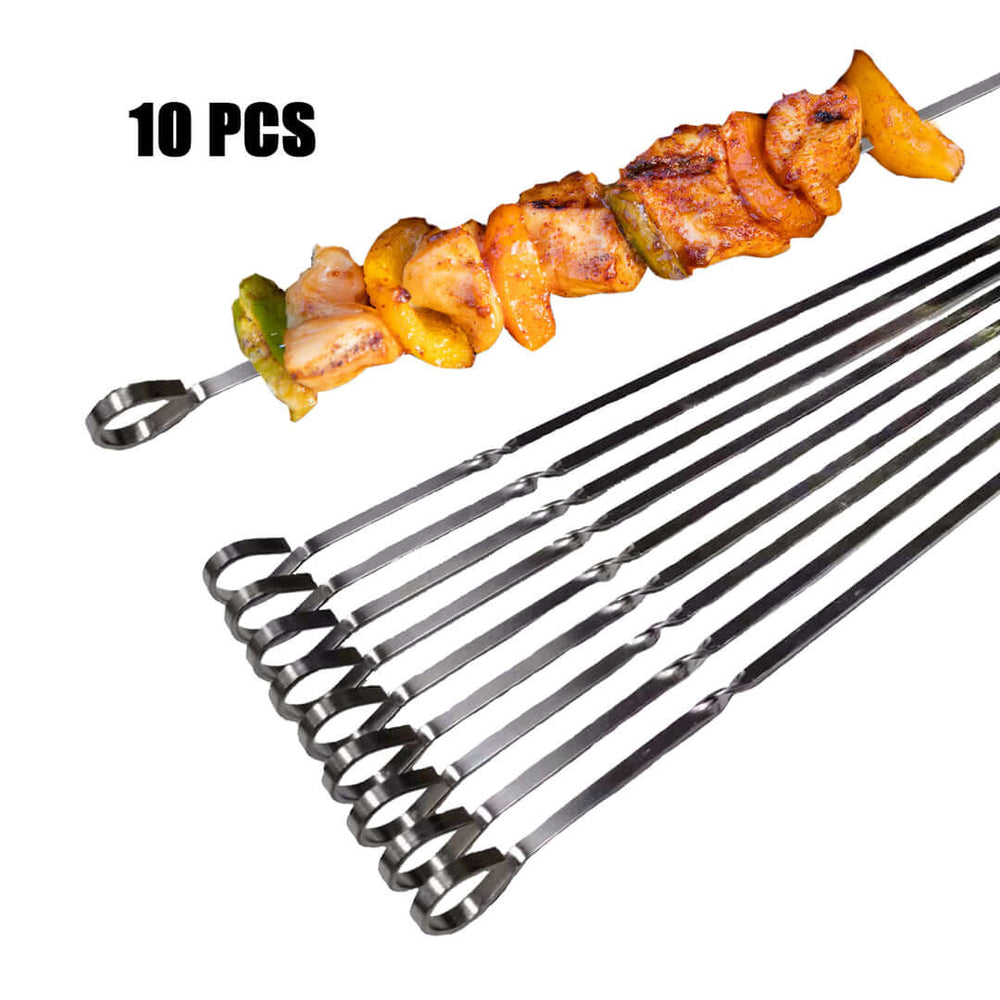 DSZ Product, feed-cond-new, feed-sl-DSZ Freight Payable, newAsmoke Metal Skewers For Grilling Kabob Sticks 43.1Cm*10Pcs - Premium Home & Garden > BBQ > BBQ Tools from Asmoke ! Shop Online Buy Now at S & D's Value Store Family Business Best Customer ServiceDSZ Product, feed-cond-new, feed-sl-DSZ Freight Payable, new