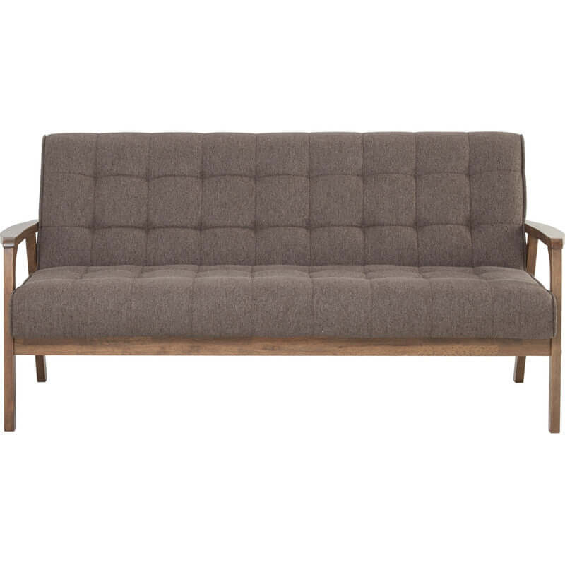 Tucson 3 seater sofa in cocoa with chestnut dimity fabric, stylish and affordable seating for any space.