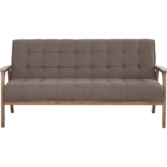 Tucson 3 seater sofa in cocoa with chestnut dimity fabric, stylish and affordable seating for any space.