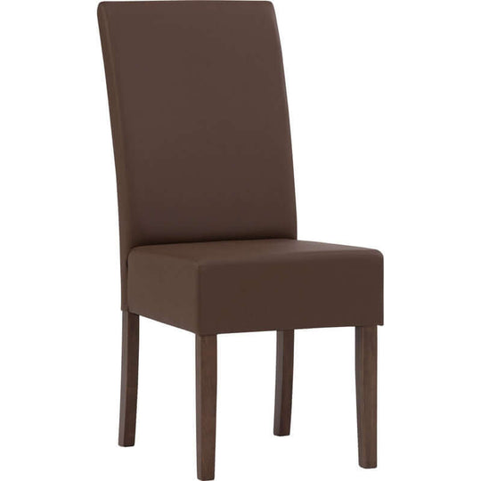 DSZ Product, feed-cond-new, feed-sl-DSZ Freight PayableMesi Dining Chair x2  - Cocoa Legs Mocha Colour Vinyl Upholstery - Premium Furniture > Dining > Kitchen & Dining Chairs from Mesi ! Shop Online Buy Now at S & D's Value Store Family Business Best Customer ServiceDSZ Product, feed-cond-new, feed-sl-DSZ Freight Payable