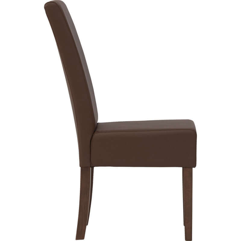 DSZ Product, feed-cond-new, feed-sl-DSZ Freight PayableMesi Dining Chair x2  - Cocoa Legs Mocha Colour Vinyl Upholstery - Premium Furniture > Dining > Kitchen & Dining Chairs from Mesi ! Shop Online Buy Now at S & D's Value Store Family Business Best Customer ServiceDSZ Product, feed-cond-new, feed-sl-DSZ Freight Payable