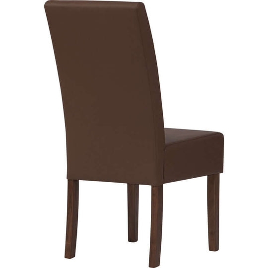 DSZ Product, feed-cond-new, feed-sl-DSZ Freight PayableMesi Dining Chair x2  - Cocoa Legs Mocha Colour Vinyl Upholstery - Premium Furniture > Dining > Kitchen & Dining Chairs from Mesi ! Shop Online Buy Now at S & D's Value Store Family Business Best Customer ServiceDSZ Product, feed-cond-new, feed-sl-DSZ Freight Payable