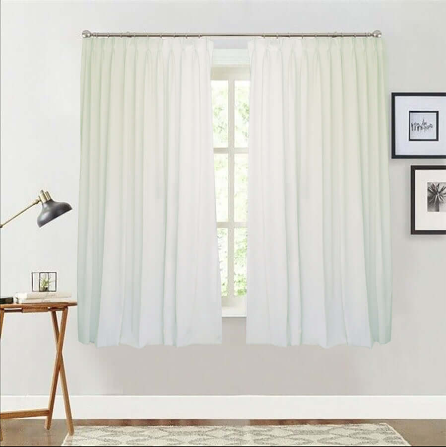 Milk White Curtains 260x160cm, Pinch Pleat, Affordable Luxe, DIY, Quality Polyester, Two Panels, Wrinkle Resistant, Wall Covering