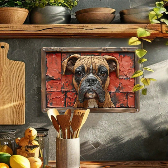 _label_, DSZ Product, feed-cond-new, feed-sl-free shipping, free-shippingNneoba Boxer Dog Aluminum Wall Art - 12 X 16In Decorative Print - Premium Home & Garden > Decor > Vases & Table Decor from Unbranded ! Shop Online Buy Now at S & D's Value Store Family Business Best Customer Service_label_, DSZ Product, feed-cond-new, feed-sl-free shipping, free-shipping