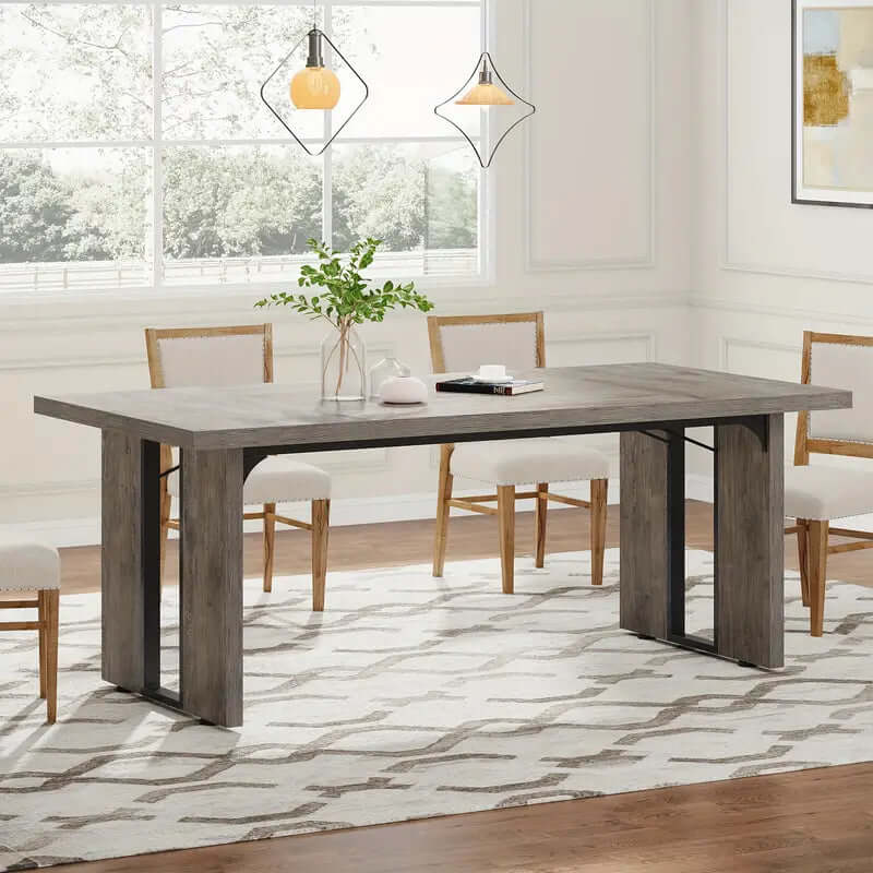 _label_, DSZ Product, feed-cond-new, feed-sl-free shipping, free-shippingNNETMLT Rustic  Rectangular Dining Table - Premium Furniture > Dining > Dining Tables from Nnetmlt ! Shop Online Buy Now at S & D's Value Store Family Business Best Customer Service_label_, DSZ Product, feed-cond-new, feed-sl-free shipping, free-shipping