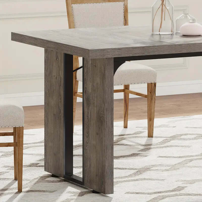 _label_, DSZ Product, feed-cond-new, feed-sl-free shipping, free-shippingNNETMLT Rustic  Rectangular Dining Table - Premium Furniture > Dining > Dining Tables from Nnetmlt ! Shop Online Buy Now at S & D's Value Store Family Business Best Customer Service_label_, DSZ Product, feed-cond-new, feed-sl-free shipping, free-shipping