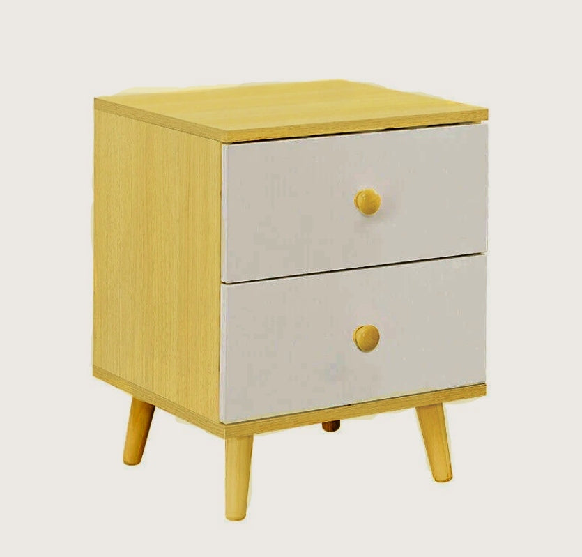 _label_, DSZ Product, feed-cond-new, feed-sl-free shipping, free-shipping, newNnecn Wooden Bedside Cabinet With Two Drawers And Sturdy Legs - Premium Furniture > Bedroom > Bedside Tables from Unbranded ! Shop Online Buy Now at S & D's Value Store Family Business Best Customer Service_label_, DSZ Product, feed-cond-new, feed-sl-free shipping, free-shipping, new