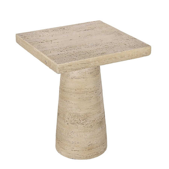 Affordable LOGAN Cement Square Side Table with modern design and durable construction for stylish home decor.