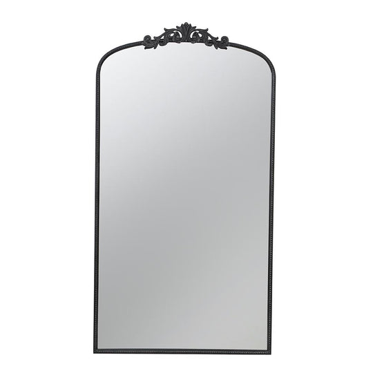 Ornate Metallic Floor Mirror