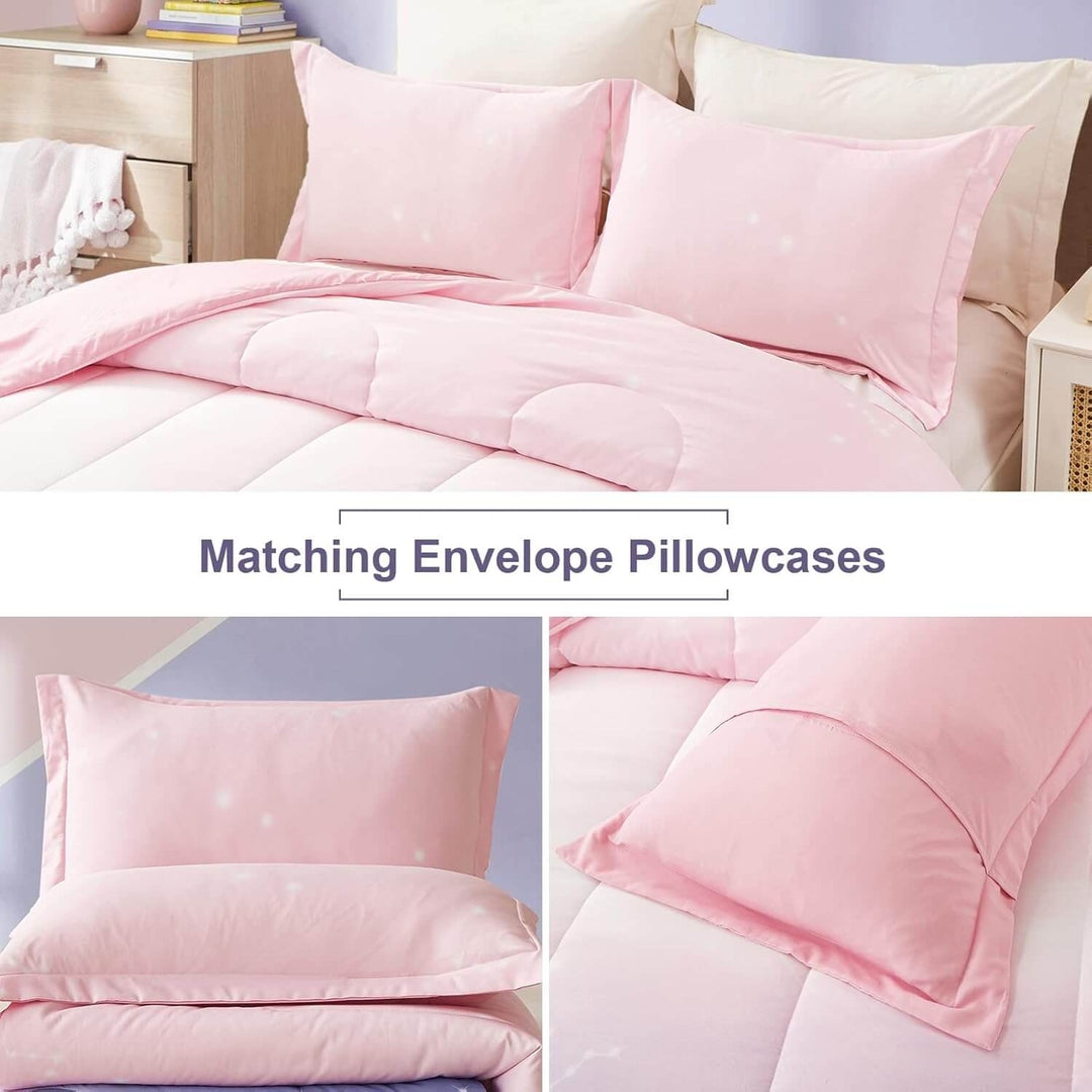 _label_, DSZ Product, feed-cond-new, feed-sl-free shipping, free-shipping, newGirls Comforter Set, Queen Size, Ombre Pink Purple Rainbow 3 - Piece Bedding Collection - Premium Home & Garden > Bedding > Quilts & Duvets from Styleforhome ! Shop Online Buy Now at S & D's Value Store Family Business Best Customer Service_label_, DSZ Product, feed-cond-new, feed-sl-free shipping, free-shipping, new