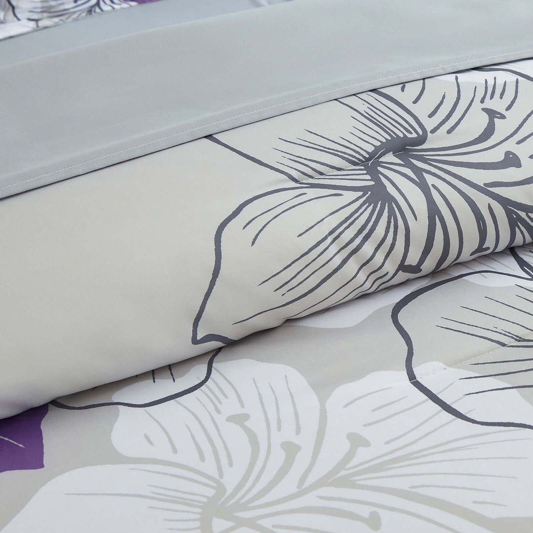 _label_, DSZ Product, feed-cond-new, feed-sl-free shipping, free-shippingFloral Comforter Set, King Size, Purple Floral 3 - Piece Bedding, Lightweight Microfiber - Premium Home & Garden > Bedding > Quilts & Duvets from Styleforhome ! Shop Online Buy Now at S & D's Value Store Family Business Best Customer Service_label_, DSZ Product, feed-cond-new, feed-sl-free shipping, free-shipping