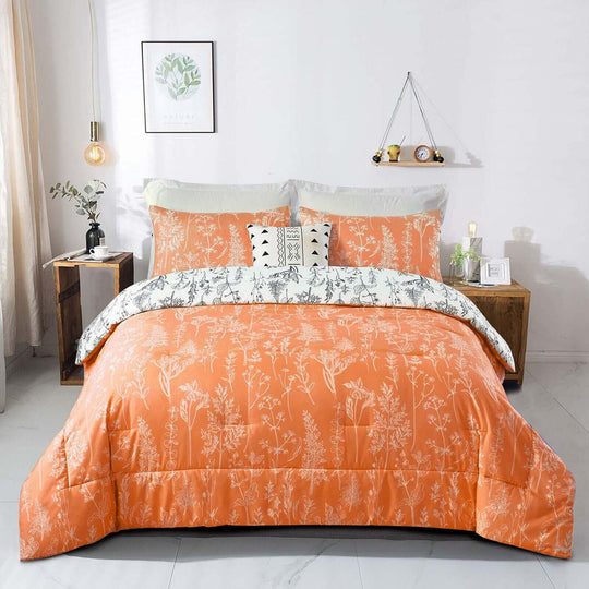 _label_, DSZ Product, feed-cond-new, feed-sl-free shipping, free-shipping, newFloral Comforter Set, Queen Size, Reversible Quilted Bedding With Pillowcases - Premium Home & Garden > Bedding > Quilts & Duvets from Styleforhome ! Shop Online Buy Now at S & D's Value Store Family Business Best Customer Service_label_, DSZ Product, feed-cond-new, feed-sl-free shipping, free-shipping, new