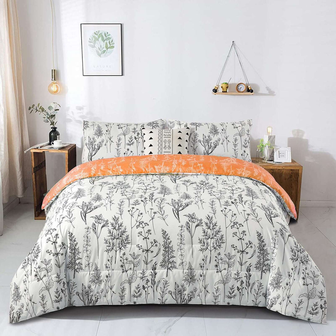 _label_, DSZ Product, feed-cond-new, feed-sl-free shipping, free-shipping, newFloral Comforter Set, Queen Size, Reversible Quilted Bedding With Pillowcases - Premium Home & Garden > Bedding > Quilts & Duvets from Styleforhome ! Shop Online Buy Now at S & D's Value Store Family Business Best Customer Service_label_, DSZ Product, feed-cond-new, feed-sl-free shipping, free-shipping, new