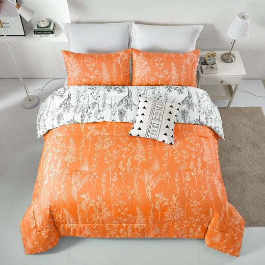 _label_, DSZ Product, feed-cond-new, feed-sl-free shipping, free-shipping, newFloral Comforter Set, Queen Size, Reversible Quilted Bedding With Pillowcases - Premium Home & Garden > Bedding > Quilts & Duvets from Styleforhome ! Shop Online Buy Now at S & D's Value Store Family Business Best Customer Service_label_, DSZ Product, feed-cond-new, feed-sl-free shipping, free-shipping, new