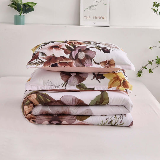 _label_, DSZ Product, feed-cond-new, feed-sl-free shipping, free-shippingFloral Comforter Set, King Size, Blush Floral 3 - Piece Bedding, Soft Microfiber For All Seasons - Premium Home & Garden > Bedding > Quilts & Duvets from Styleforhome ! Shop Online Buy Now at S & D's Value Store Family Business Best Customer Service_label_, DSZ Product, feed-cond-new, feed-sl-free shipping, free-shipping