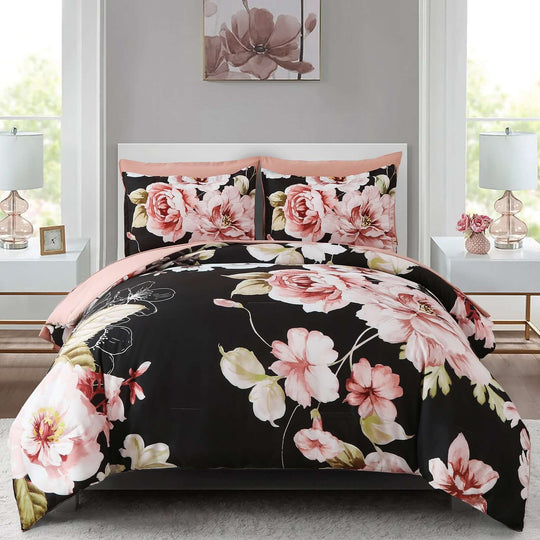 _label_, DSZ Product, feed-cond-new, feed-sl-free shipping, free-shipping, newSoft Warm Floral Comforter Set, King Size, Ultra - Plush Bedding With Pillowcases - Premium Home & Garden > Bedding > Quilts & Duvets from Styleforhome ! Shop Online Buy Now at S & D's Value Store Family Business Best Customer Service_label_, DSZ Product, feed-cond-new, feed-sl-free shipping, free-shipping, new