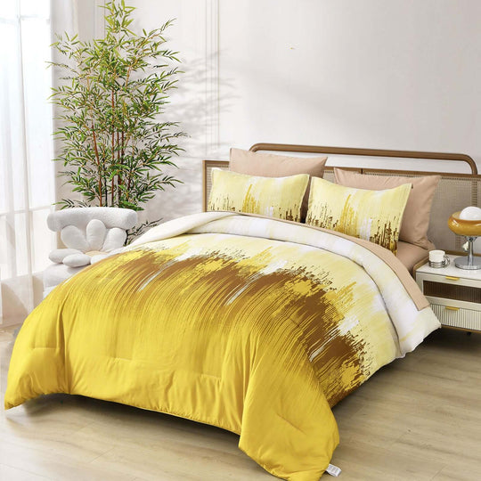 _label_, DSZ Product, feed-cond-new, feed-sl-free shipping, free-shipping, newFloral Stripes Comforter Set, King Size, Cozy 3 - Piece Bedding With Pillowcases - Premium Home & Garden > Bedding > Quilts & Duvets from Styleforhome ! Shop Online Buy Now at S & D's Value Store Family Business Best Customer Service_label_, DSZ Product, feed-cond-new, feed-sl-free shipping, free-shipping, new