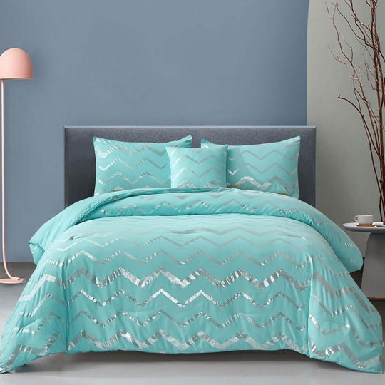 _label_, DSZ Product, feed-cond-new, feed-sl-free shipping, free-shipping, newBlue Gradient Comforter Set, King Size, Modern 3 - Piece Bedding With Pillowcases - Premium Home & Garden > Bedding > Quilts & Duvets from Styleforhome ! Shop Online Buy Now at S & D's Value Store Family Business Best Customer Service_label_, DSZ Product, feed-cond-new, feed-sl-free shipping, free-shipping, new