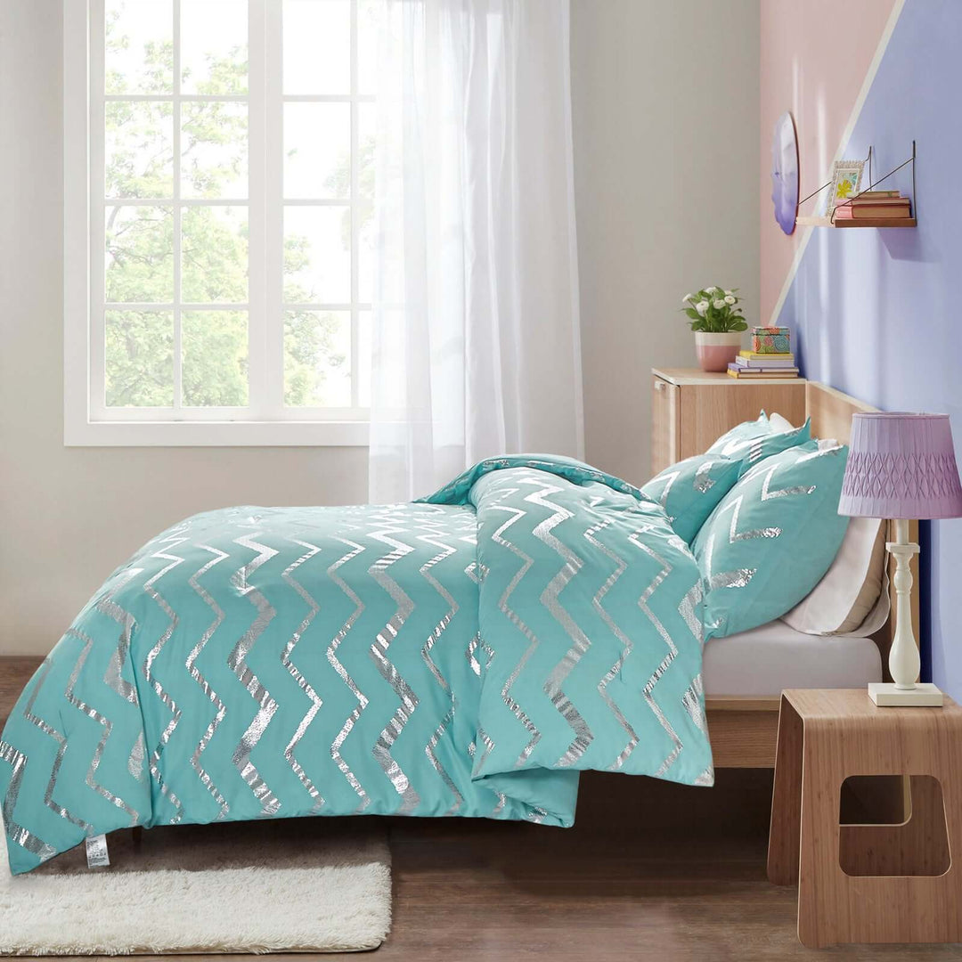 _label_, DSZ Product, feed-cond-new, feed-sl-free shipping, free-shipping, newBlue Gradient Comforter Set, King Size, Modern 3 - Piece Bedding With Pillowcases - Premium Home & Garden > Bedding > Quilts & Duvets from Styleforhome ! Shop Online Buy Now at S & D's Value Store Family Business Best Customer Service_label_, DSZ Product, feed-cond-new, feed-sl-free shipping, free-shipping, new