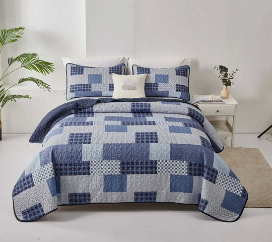 _label_, DSZ Product, feed-cond-new, feed-sl-free shipping, free-shippingZesty Quilted Bedspread And Pillowcovers Set: Energize Your Bedroom Decor - Queen Size - Premium Home & Garden > Bedding > Blankets & Throws from Styleforhome ! Shop Online Buy Now at S & D's Value Store Family Business Best Customer Service_label_, DSZ Product, feed-cond-new, feed-sl-free shipping, free-shipping