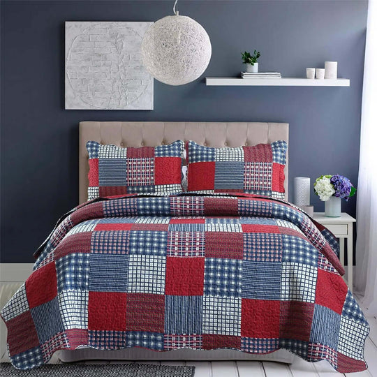 _label_, DSZ Product, feed-cond-new, feed-sl-free shipping, free-shippingFinesse Quilted Bedspread And Pillowcases Set: Transform Your Sleep Experience - Queen Size - Premium Home & Garden > Bedding > Blankets & Throws from Styleforhome ! Shop Online Buy Now at S & D's Value Store Family Business Best Customer Service_label_, DSZ Product, feed-cond-new, feed-sl-free shipping, free-shipping