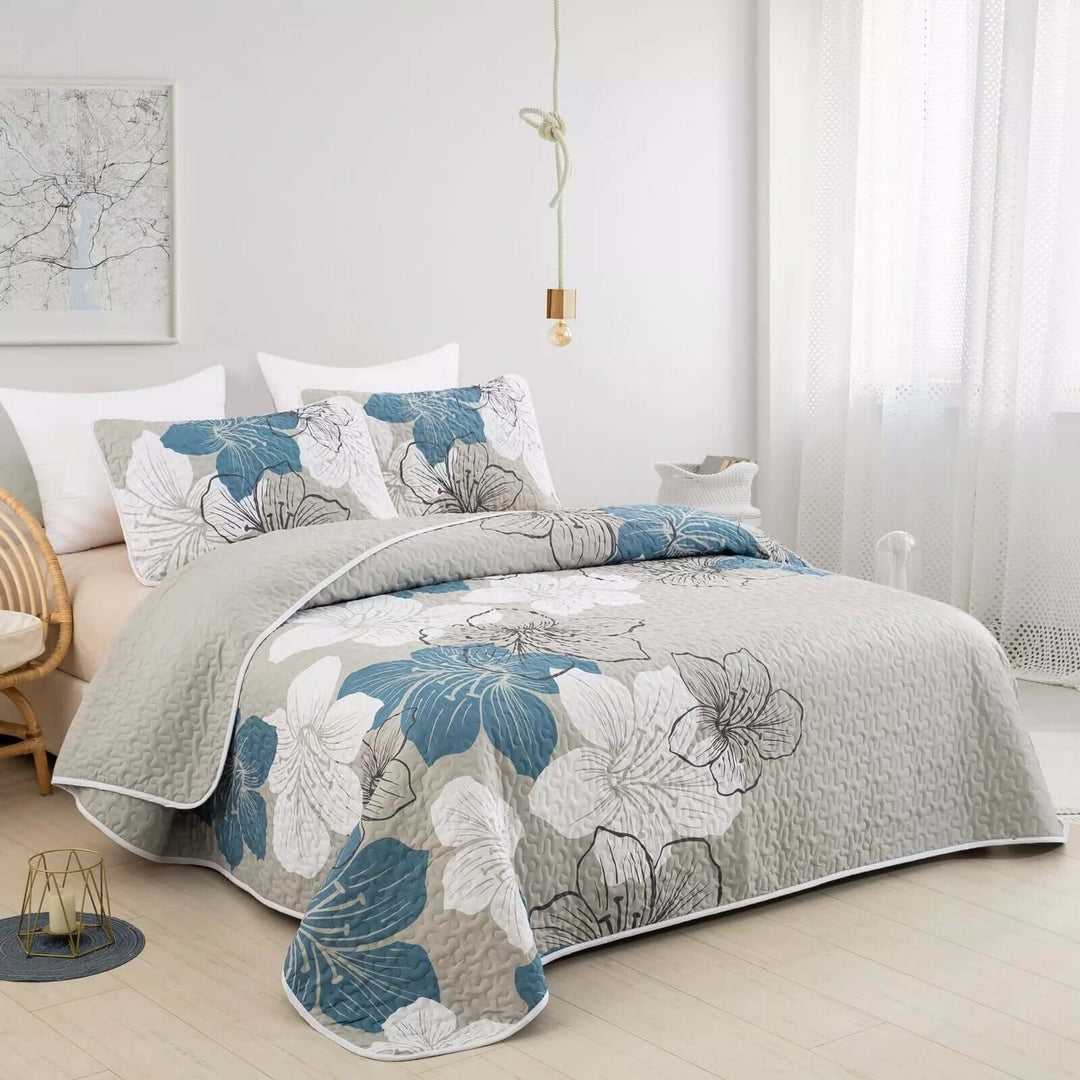 _label_, DSZ Product, feed-cond-new, feed-sl-free shipping, free-shippingIntricate Quilted Coverlet And Pillowcases Set: Artistry In Every Stitch - Queen Size - Premium Home & Garden > Bedding > Blankets & Throws from Styleforhome ! Shop Online Buy Now at S & D's Value Store Family Business Best Customer Service_label_, DSZ Product, feed-cond-new, feed-sl-free shipping, free-shipping