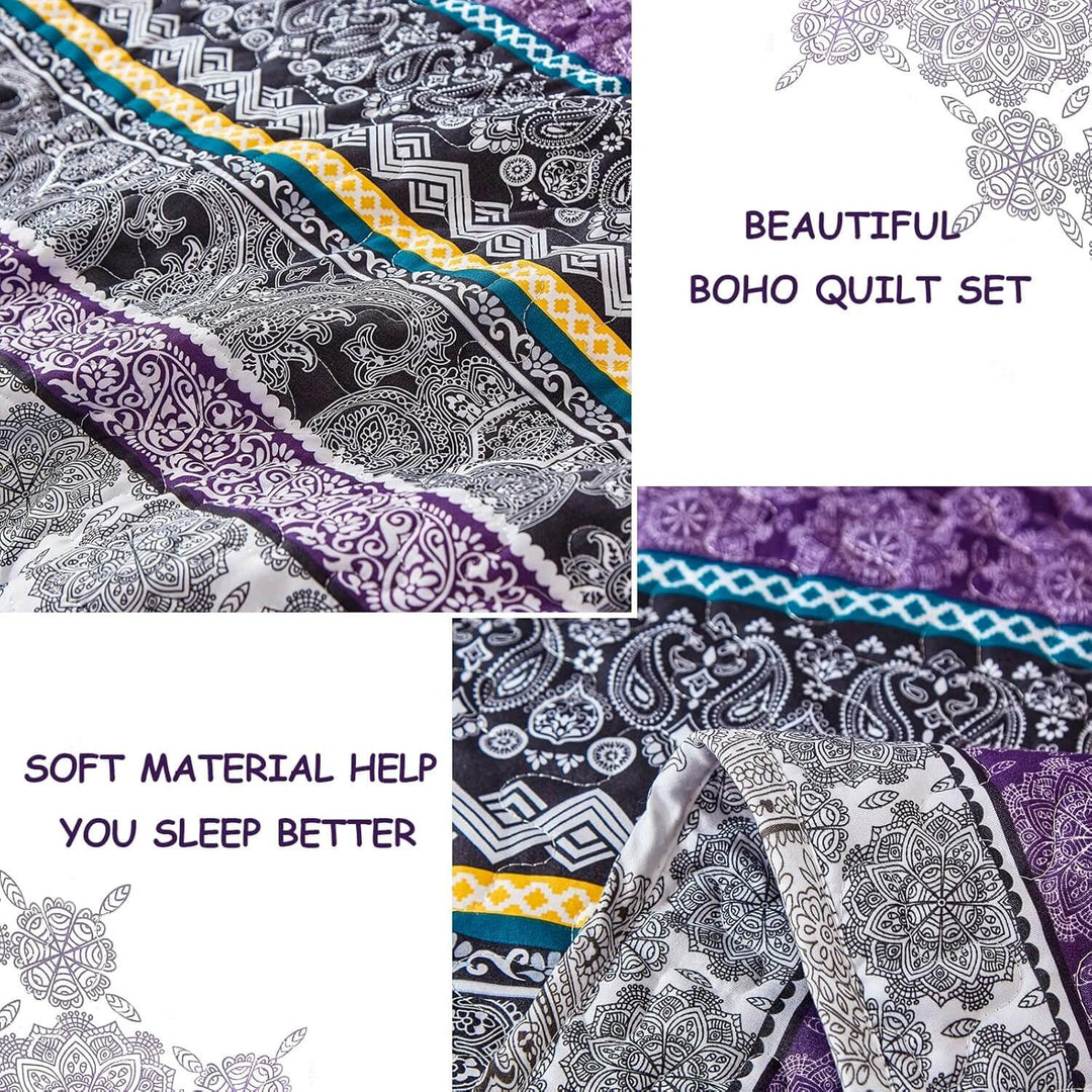 _label_, DSZ Product, feed-cond-new, feed-sl-free shipping, free-shippingAesthetic Quilted Bedspread And Pillowcases Set: Unify Your Bedroom'S Look - Queen Size - Premium Home & Garden > Bedding > Blankets & Throws from Styleforhome ! Shop Online Buy Now at S & D's Value Store Family Business Best Customer Service_label_, DSZ Product, feed-cond-new, feed-sl-free shipping, free-shipping