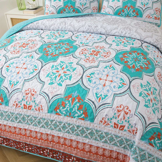 _label_, DSZ Product, feed-cond-new, feed-sl-free shipping, free-shippingOpulent Quilted Bedspread And Pillowcovers Set: Add A Touch Of Elegance - Queen Size - Premium Home & Garden > Bedding > Blankets & Throws from Styleforhome ! Shop Online Buy Now at S & D's Value Store Family Business Best Customer Service_label_, DSZ Product, feed-cond-new, feed-sl-free shipping, free-shipping