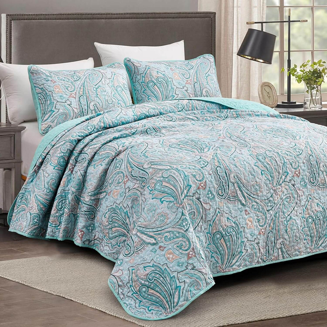 _label_, DSZ Product, feed-cond-new, feed-sl-free shipping, free-shippingDistinctive Quilted Coverlet And Pillowcases Set: Make A Bold Statement - Queen Size - Premium Home & Garden > Bedding > Blankets & Throws from Styleforhome ! Shop Online Buy Now at S & D's Value Store Family Business Best Customer Service_label_, DSZ Product, feed-cond-new, feed-sl-free shipping, free-shipping