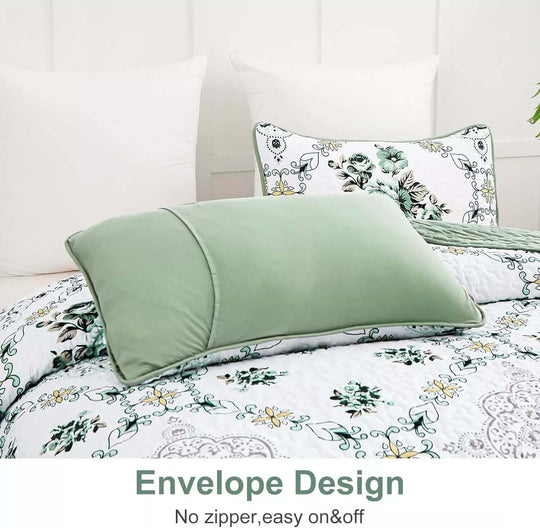 _label_, DSZ Product, feed-cond-new, feed-sl-free shipping, free-shippingExquisite Quilted Bedspread And Pillowcases Set: A Touch Of Elegance For Your Space - Queen Size - Premium Home & Garden > Bedding > Blankets & Throws from Styleforhome ! Shop Online Buy Now at S & D's Value Store Family Business Best Customer Service_label_, DSZ Product, feed-cond-new, feed-sl-free shipping, free-shipping