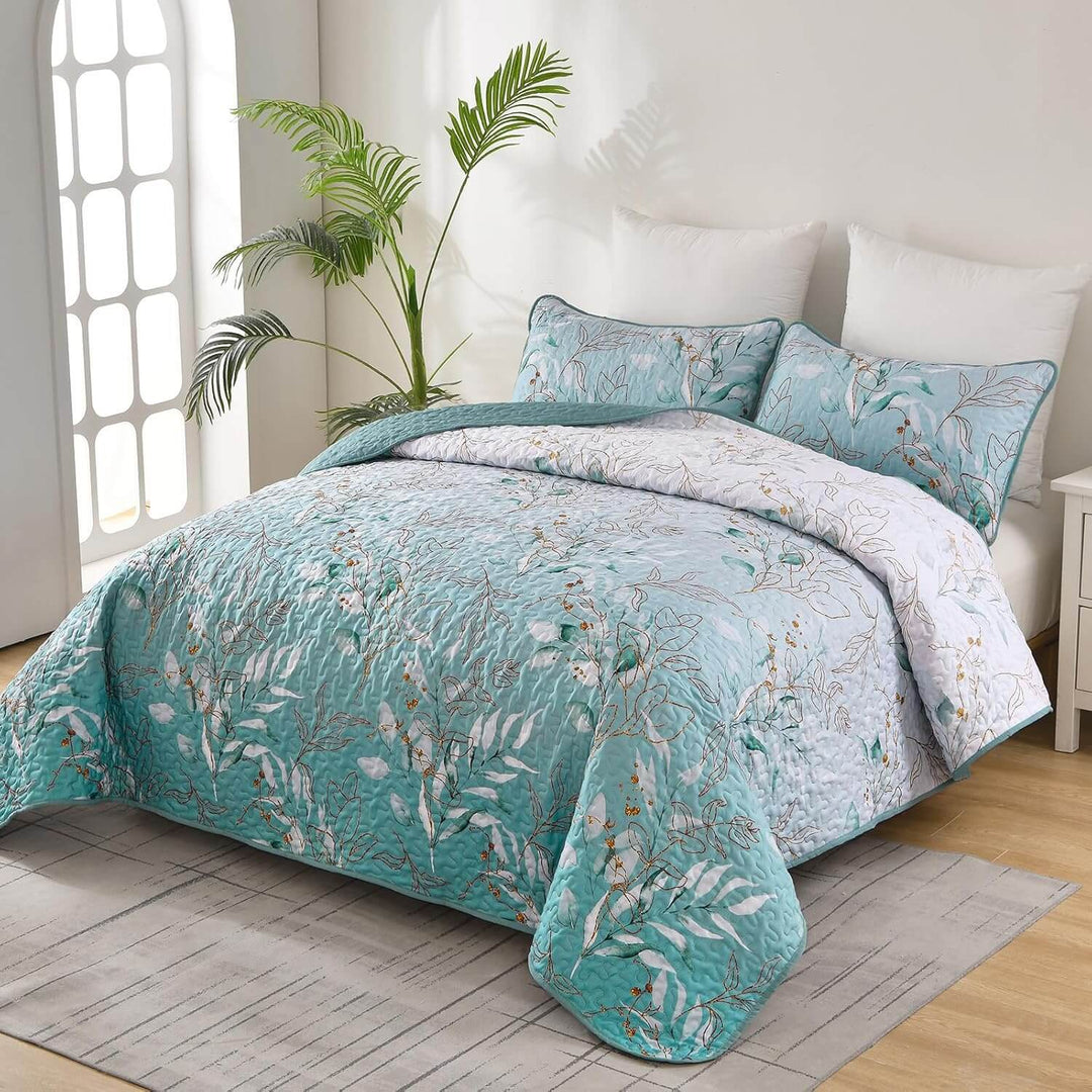 _label_, DSZ Product, feed-cond-new, feed-sl-free shipping, free-shippingRadiating Quilted Bedspread And Pillowcovers Set: Shine In Your Bedroom - Queen Size - Premium Home & Garden > Bedding > Blankets & Throws from Styleforhome ! Shop Online Buy Now at S & D's Value Store Family Business Best Customer Service_label_, DSZ Product, feed-cond-new, feed-sl-free shipping, free-shipping