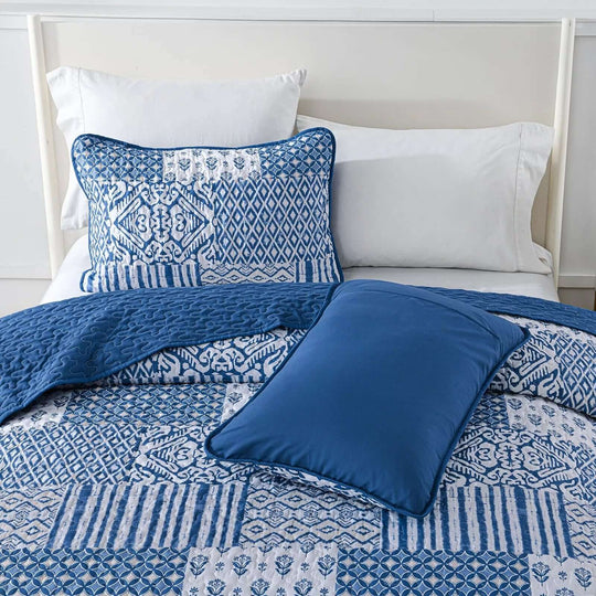 _label_, DSZ Product, feed-cond-new, feed-sl-free shipping, free-shippingBlissful Quilted Bedspread And Pillowcovers Set: Relax In Style - Queen Size - Premium Home & Garden > Bedding > Blankets & Throws from Styleforhome ! Shop Online Buy Now at S & D's Value Store Family Business Best Customer Service_label_, DSZ Product, feed-cond-new, feed-sl-free shipping, free-shipping