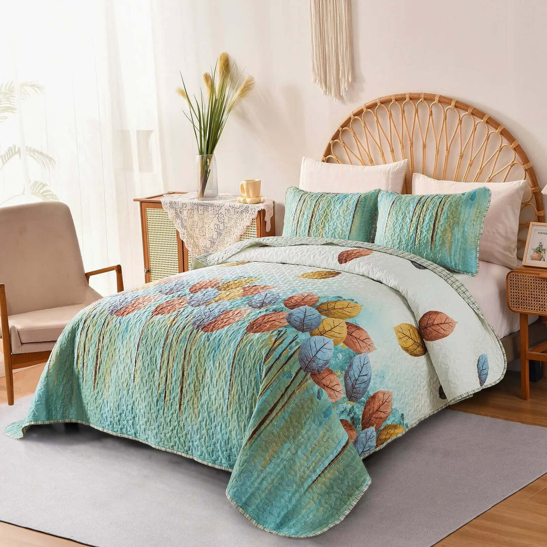 _label_, DSZ Product, feed-cond-new, feed-sl-free shipping, free-shippingMajestic Quilted Bedspread And Pillowcovers Set: Enhance Your Sleep Experience - Queen Size - Premium Home & Garden > Bedding > Blankets & Throws from Styleforhome ! Shop Online Buy Now at S & D's Value Store Family Business Best Customer Service_label_, DSZ Product, feed-cond-new, feed-sl-free shipping, free-shipping